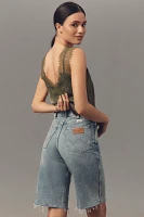 Wrangler High-Rise Denim Bermuda Shorts