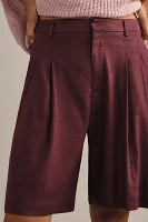 The Avery Pleated Trouser Shorts by Maeve