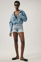 AGOLDE Parker Denim Fray Shorts
