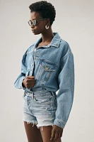 AGOLDE Parker Denim Fray Shorts
