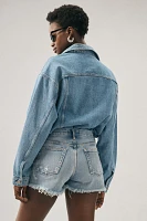 AGOLDE Parker Denim Fray Shorts