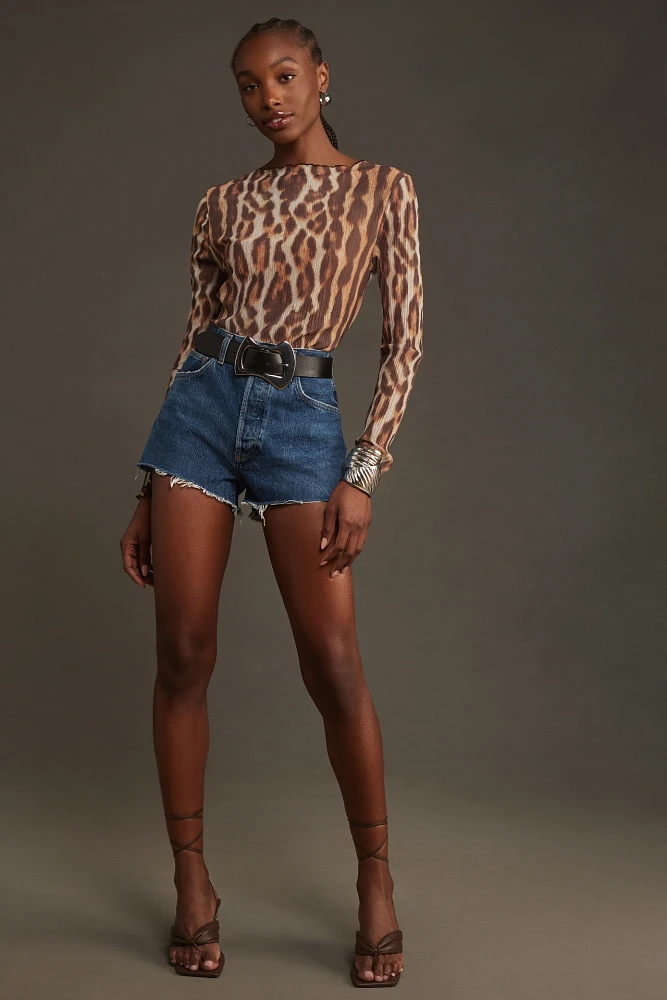 AGOLDE Mila Denim Shorts