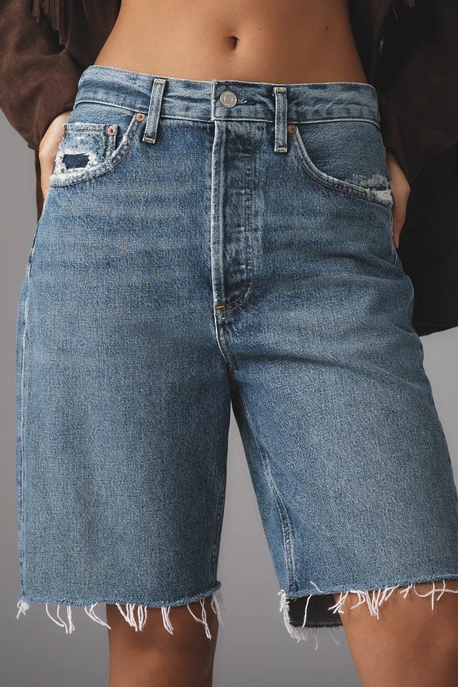AGOLDE 90s Mid-Rise Loose Denim Shorts