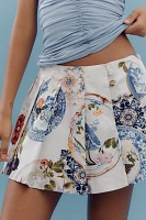 Maeve Printed Pleated Skort