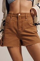 Avec Les Filles V-Yoke Denim Rancher Shorts