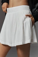 ASTR The Label Ciro Linen Blend Pintuck Shorts