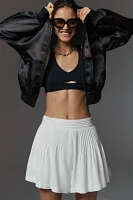 ASTR The Label Ciro Linen Blend Pintuck Shorts