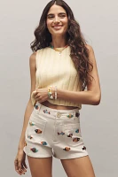 The Colette Shorts by Maeve: Beaded Icon Edition