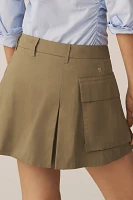 Pilcro Pleated Cargo Skort