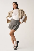 Dizzy Lizzy Pleated Wrap Skort