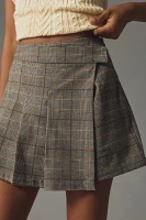 Dizzy Lizzy Pleated Wrap Skort