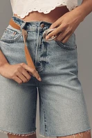 Pistola Kaylee High-Rise Pinched Loose Denim Shorts