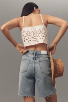 Pistola Kaylee High-Rise Pinched Loose Denim Shorts