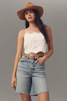 Pistola Kaylee High-Rise Pinched Loose Denim Shorts