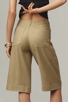 The Colette Longline Shorts by Maeve: Linen Edition