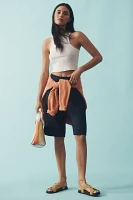 The Colette Longline Shorts by Maeve: Linen Edition