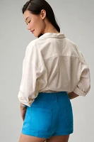 The Colette Micro Shorts by Maeve: Linen Edition