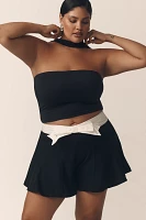 Maeve Paneled Skirty Shorts