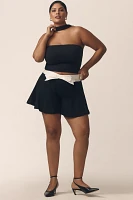 Maeve Paneled Skirty Shorts