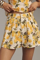 En Saison Blanca Pleated Shorts