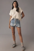 Pilcro Crafted Hem Denim Shorts