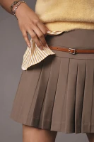 Flat White Belted Skort