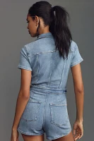 Good American Fit For Success Denim Romper