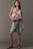 Good American Extreme Barrel Mid-Rise Denim Shorts