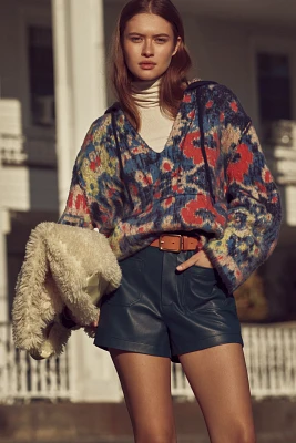 The Colette Shorts by Maeve: Faux-Leather Edition