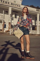 The Colette Shorts by Maeve: Faux-Leather Edition