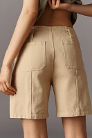 Hudson Belted Twill Long Shorts