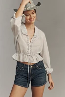 Hudson Gemma Mid-Rise Denim Shorts