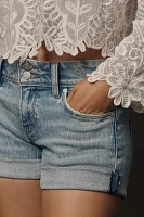 Hudson Croxley Mid-Thigh Cuffed Denim Shorts