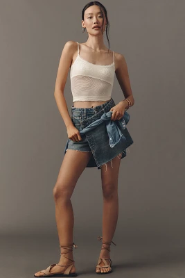 rag & bone Belina Wrap Denim Skort