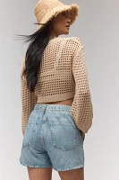 rag & bone Miramar Terry Denim-Knit Walking Shorts