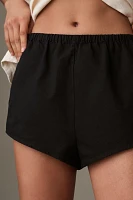 By Anthropologie Linen Tap Shorts