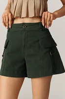 By Anthropologie Utility Buckle Shorts