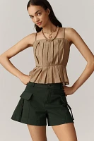 By Anthropologie Utility Buckle Shorts