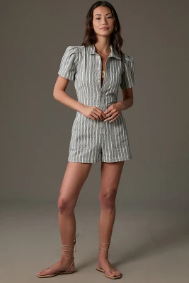 The Kit Utility Romper by Pilcro