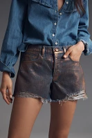 The Devon Denim Shorts by Pilcro: Coated Edition