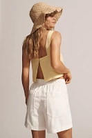 Pilcro Tie-Waist Pull-On Shorts