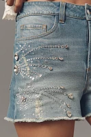 Pilcro Jewel-Encrusted Shorts
