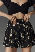 The Avery Pleated Trouser Shorts by Maeve: Cuffed Edition