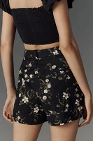 The Avery Pleated Trouser Shorts by Maeve: Cuffed Edition