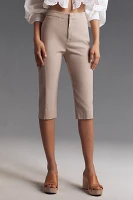 Maeve Linen-Blend Slim Longline Bermuda Shorts