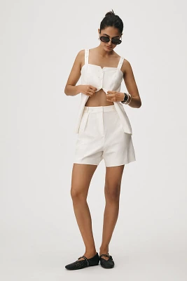 Derek Lam 10 Crosby Boswell Adjustable Waist Shorts
