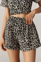 The Somerset Printed Linen Cotton Shorts