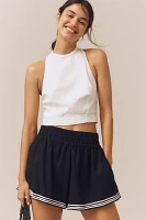 The Somerset Shorts: Stripe Trim Linen Edition