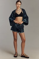 Vi. SRL Tie Dye Denim Shorts