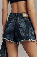 Vi. SRL Tie Dye Denim Shorts